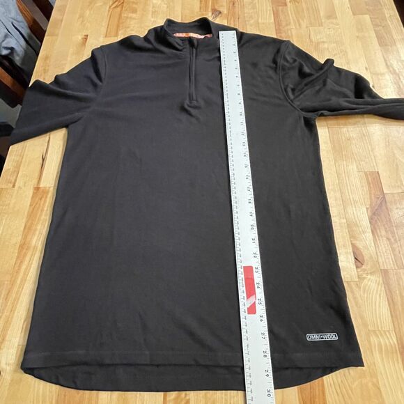 Omni-Wool Shirt 1/4 Zip Mock Neck Pullover Active Base Layer Mens XL EUC - Picture 9 of 10